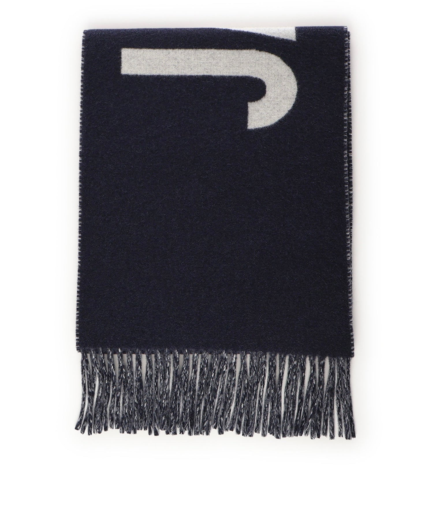 Sciarpa con frange e logo ACU00435AOT4001 380 JACQUEMUS 