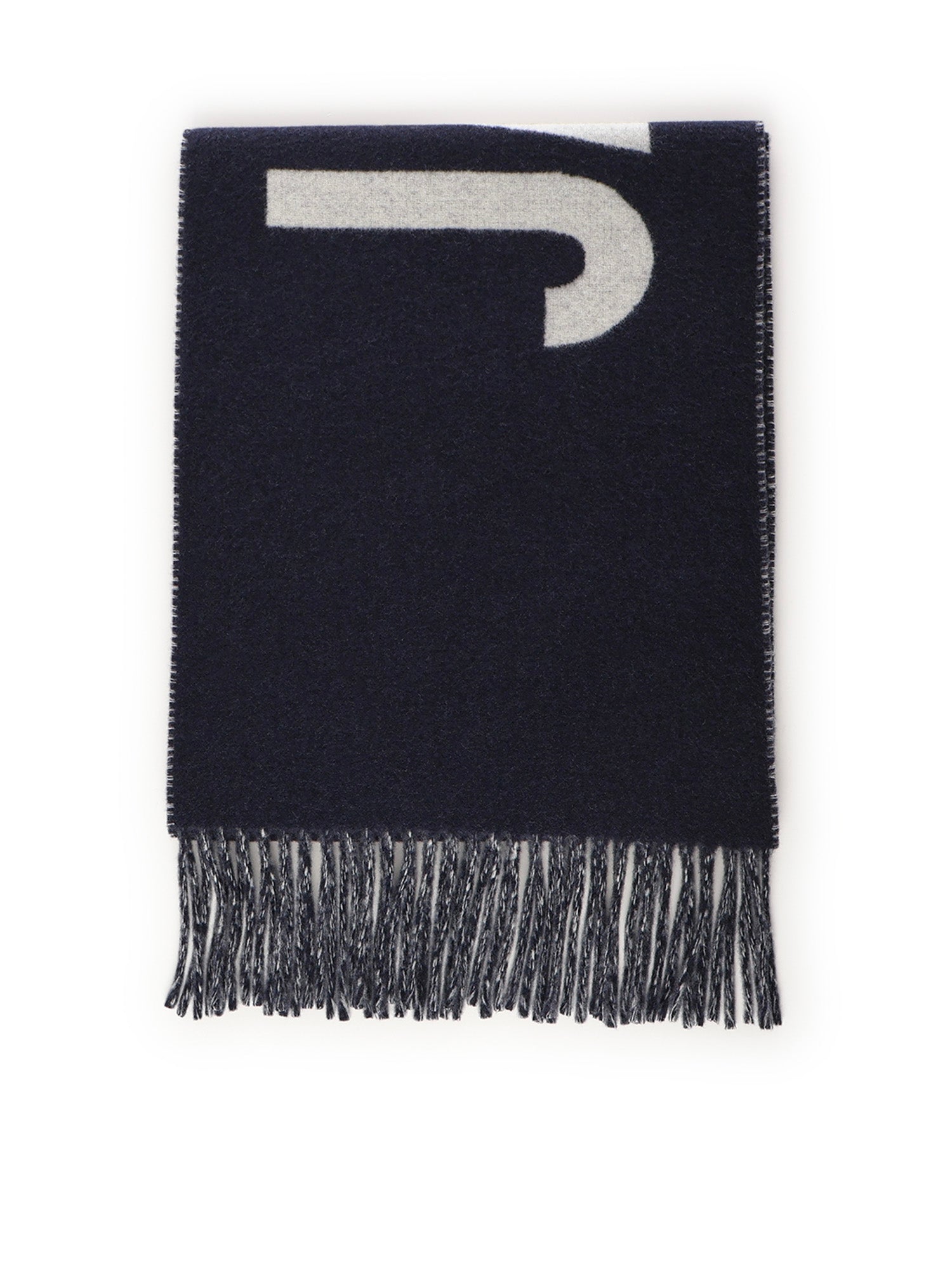 Sciarpa con frange e logo ACU00435AOT4001 380 JACQUEMUS 