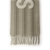 Sciarpa con frange e logo<BR/> ACU00435AOT4001 5BJ JACQUEMUS 