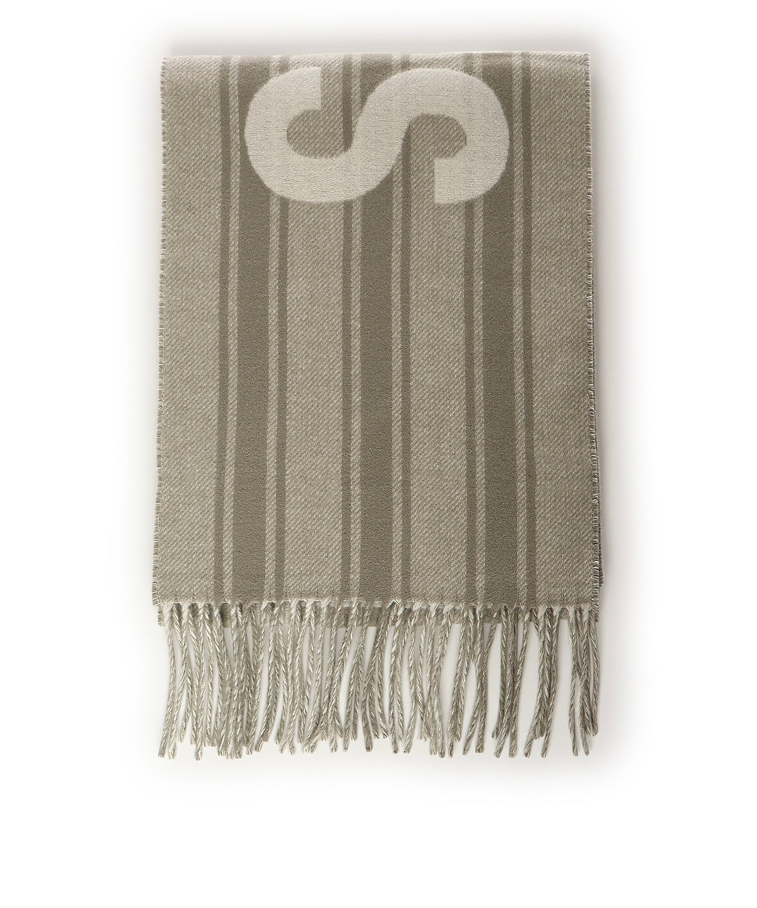 Sciarpa con frange e logo<BR/> ACU00435AOT4001 5BJ JACQUEMUS 