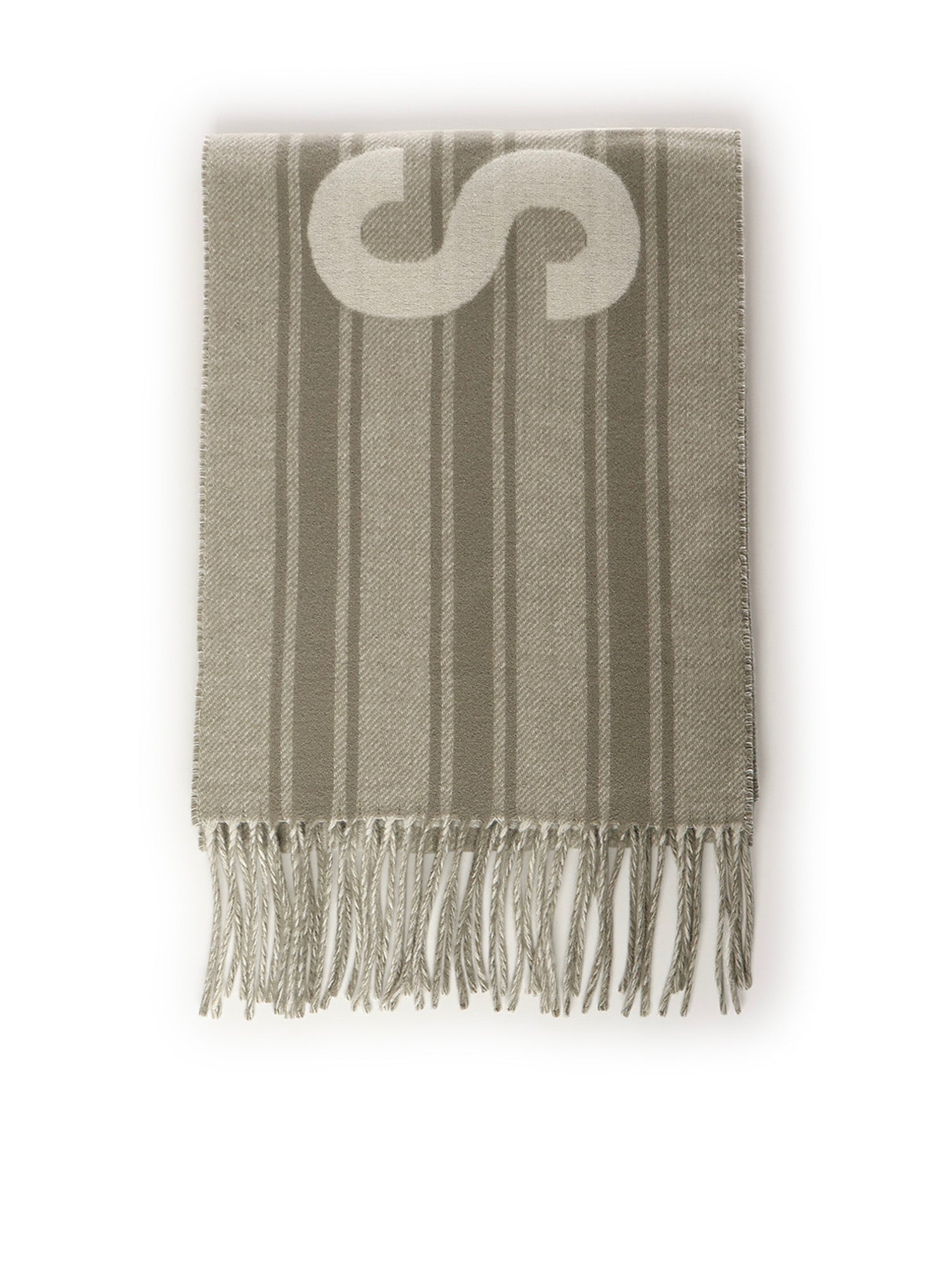Sciarpa con frange e logo<BR/> ACU00435AOT4001 5BJ JACQUEMUS 