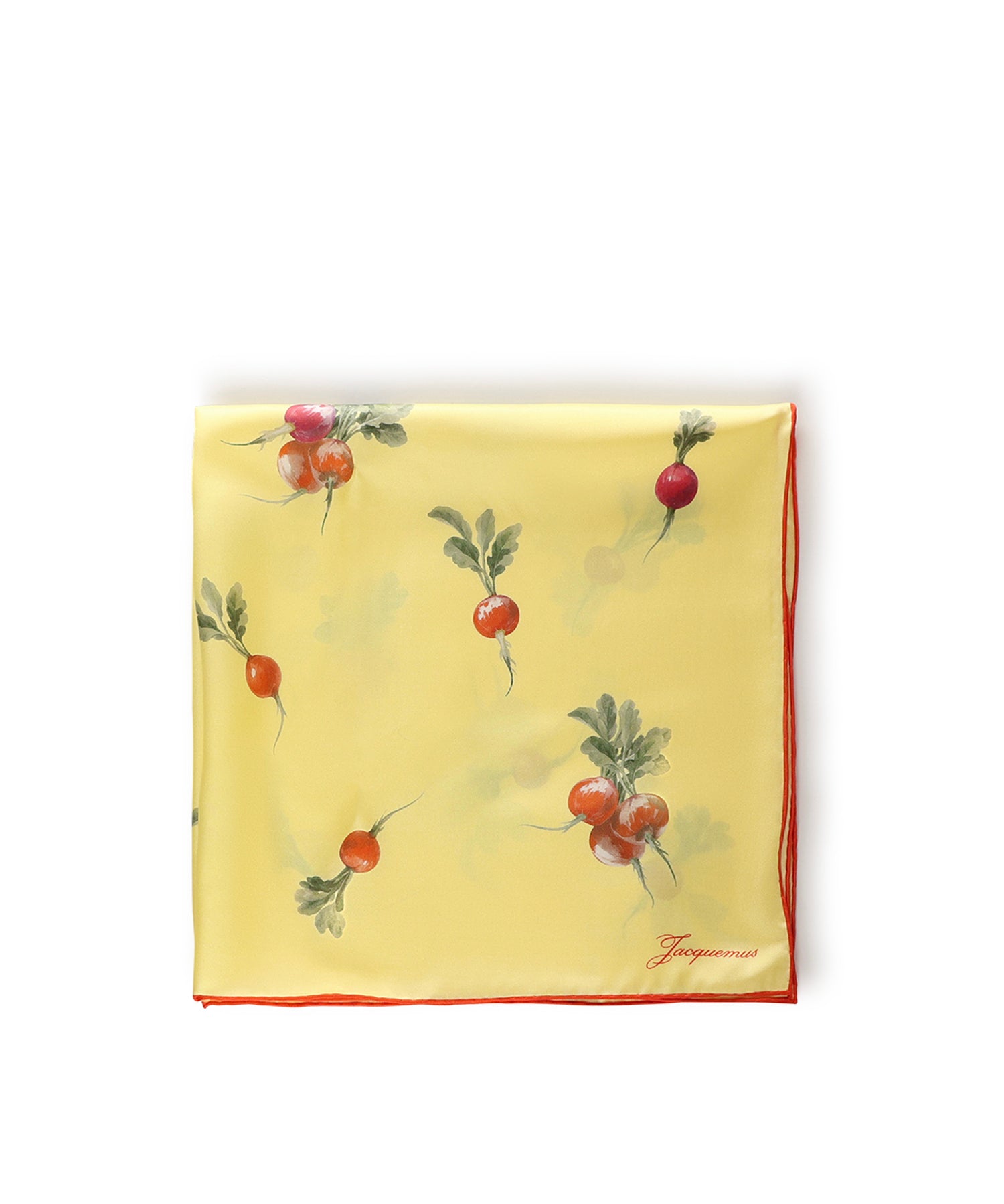 Foulard 'Le Foulard Raddish' in seta con stampa ACU00821AW00263 2GL JACQUEMUS 