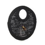 Borsa Le Petit Rond Spiaggia in rafia BAW00420AW00513 990 JACQUEMUS 