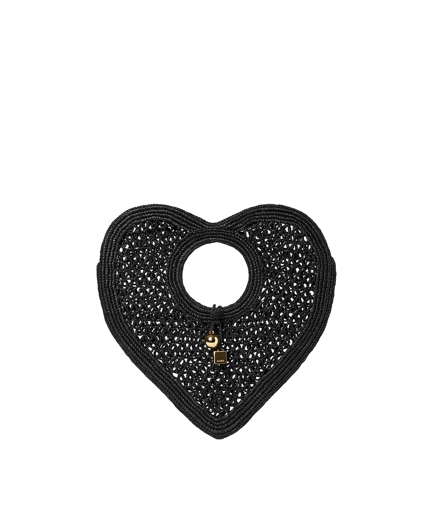 Borsa a mano Spiaggia Coeur Small in rafia BAW00460AW00513 990 JACQUEMUS 