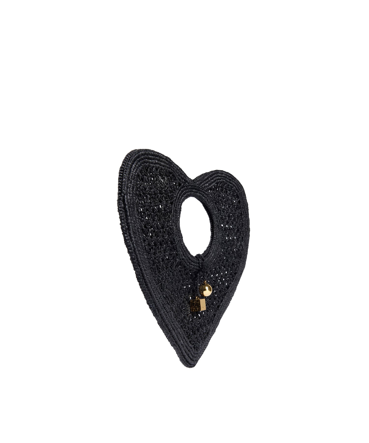 Borsa a mano Spiaggia Coeur Small in rafia BAW00460AW00513 990 JACQUEMUS 