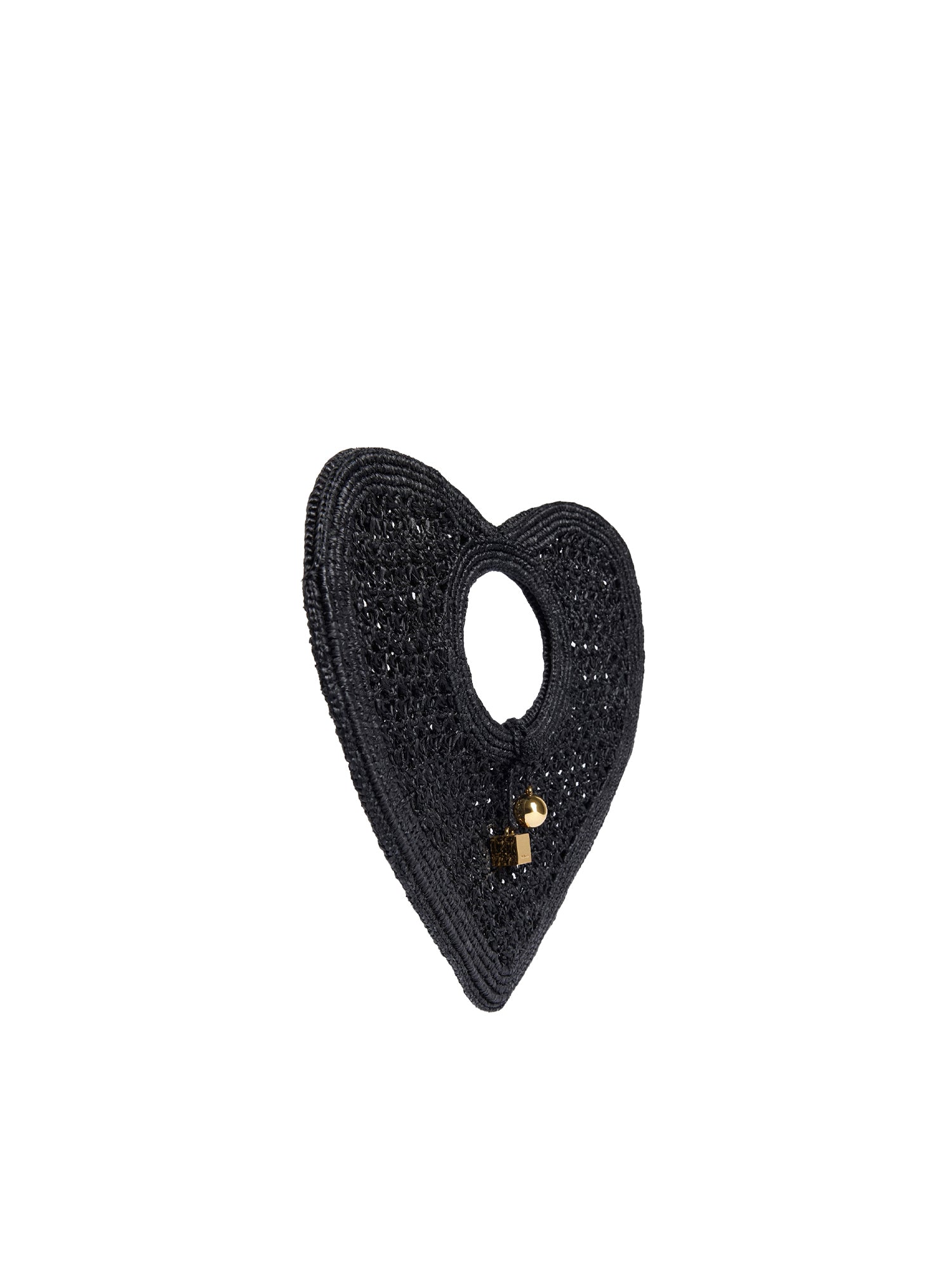 Borsa a mano Spiaggia Coeur Small in rafia BAW00460AW00513 990 JACQUEMUS 