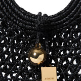 Borsa a mano Spiaggia Coeur Small in rafia BAW00460AW00513 990 JACQUEMUS 
