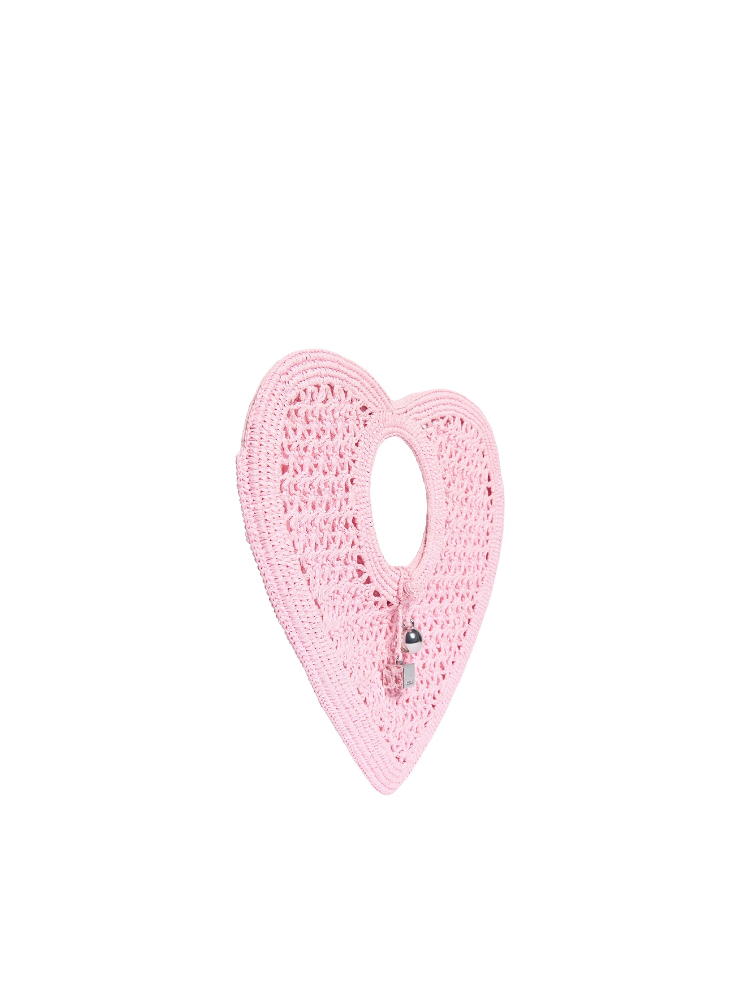 Borsa a mano Spiaggia Coeur Small in rafia BAW00460AW00623 410 JACQUEMUS 
