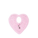 Borsa a mano Spiaggia Coeur Small in rafia BAW00460AW00623 410 JACQUEMUS 