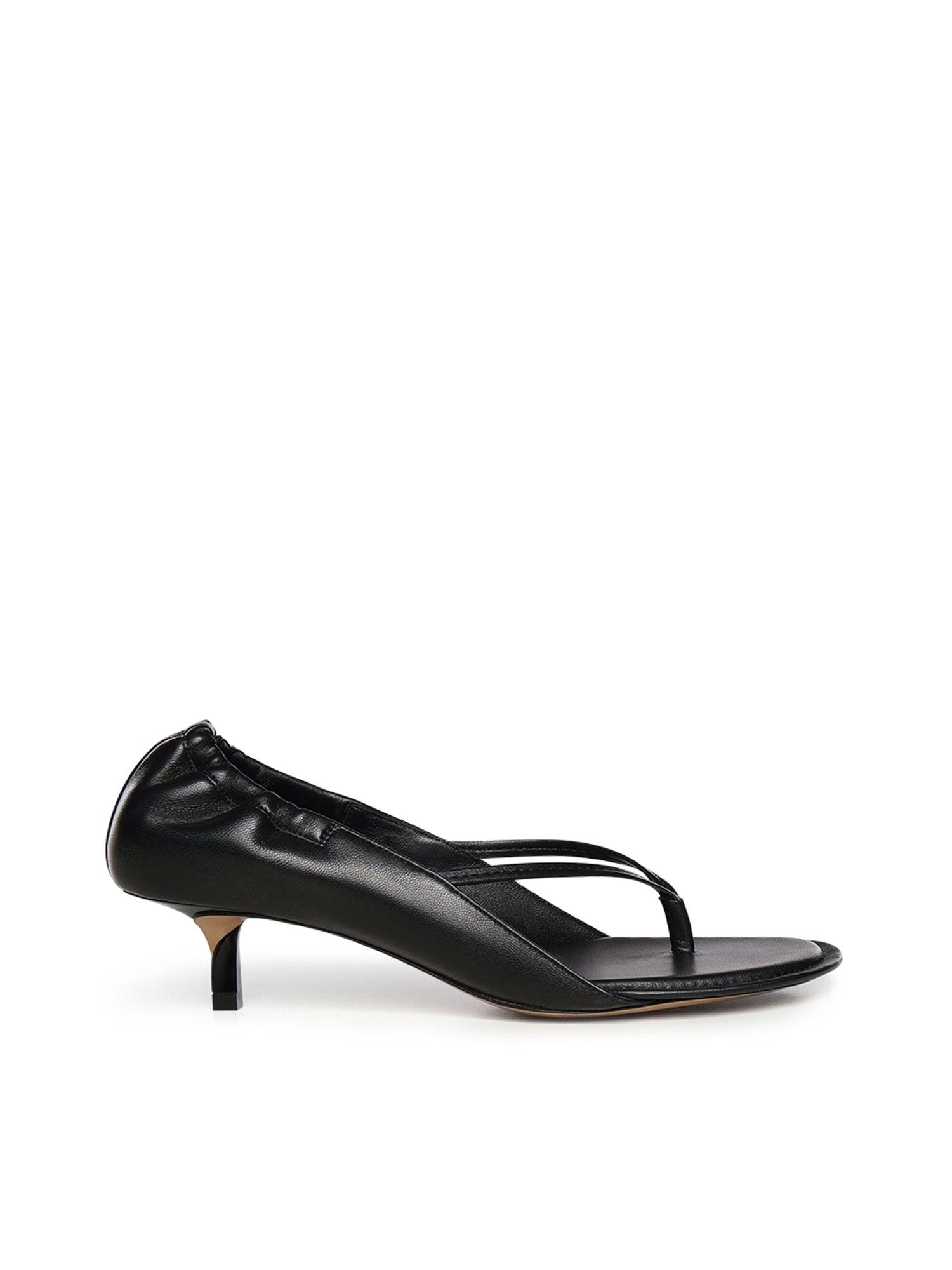 Sandali infradito con tacco in nappa FOW00204AC27L26 990 JACQUEMUS 