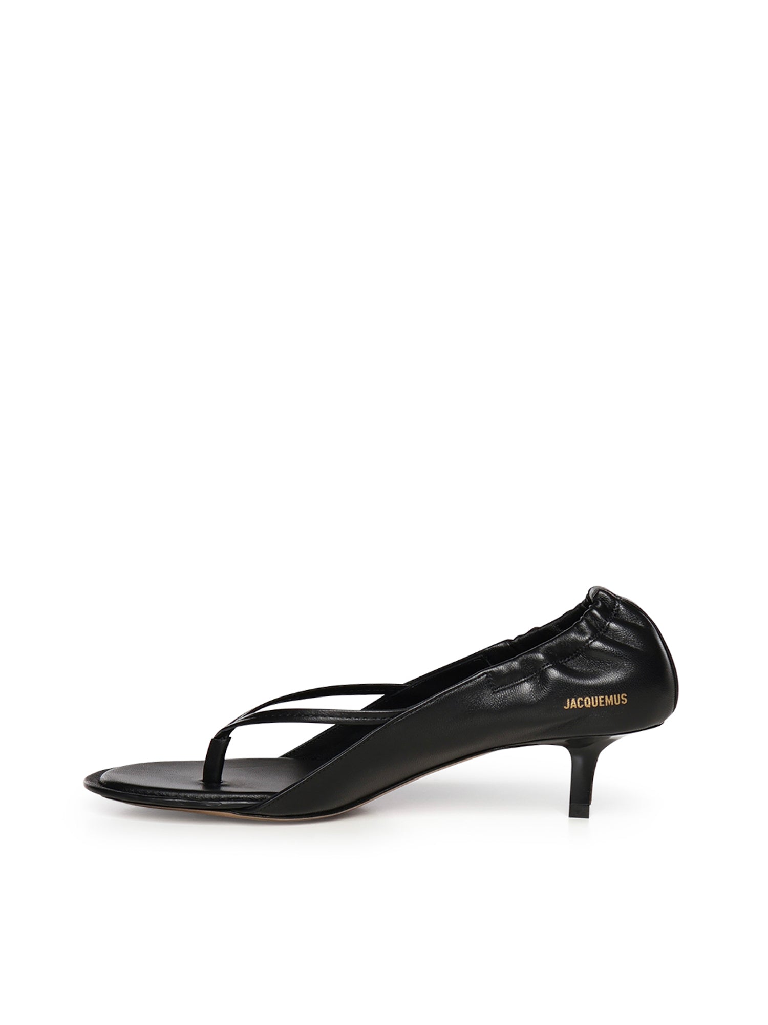 Sandali infradito con tacco in nappa FOW00204AC27L26 990 JACQUEMUS 