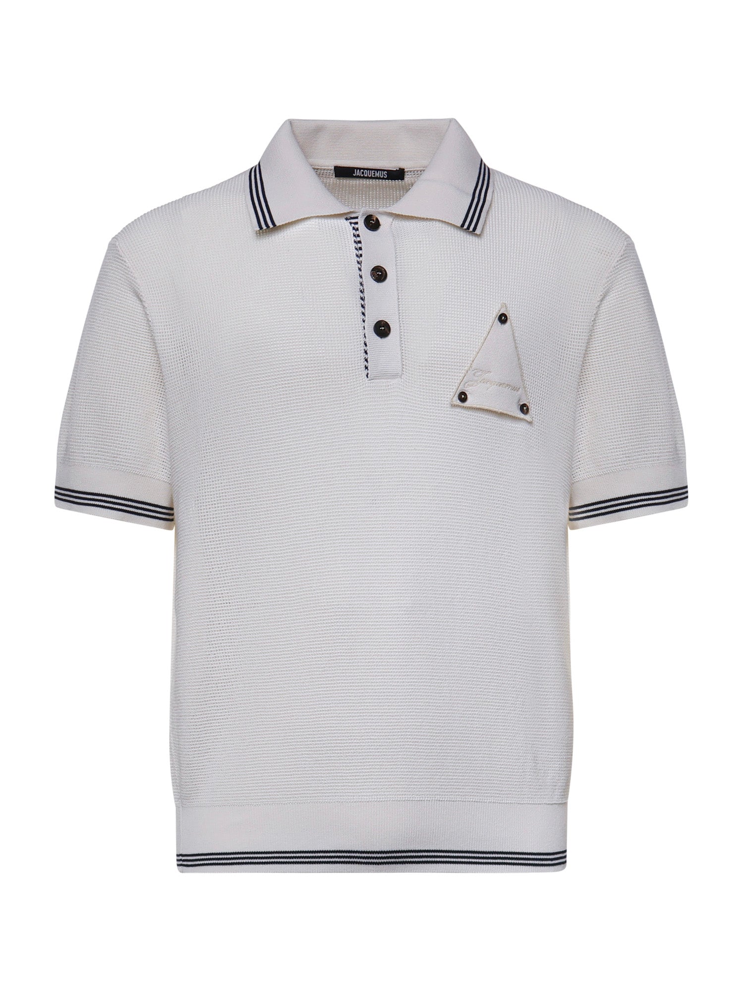 Polo Voilier in seta e cotone POM00618AK00318 100 JACQUEMUS 