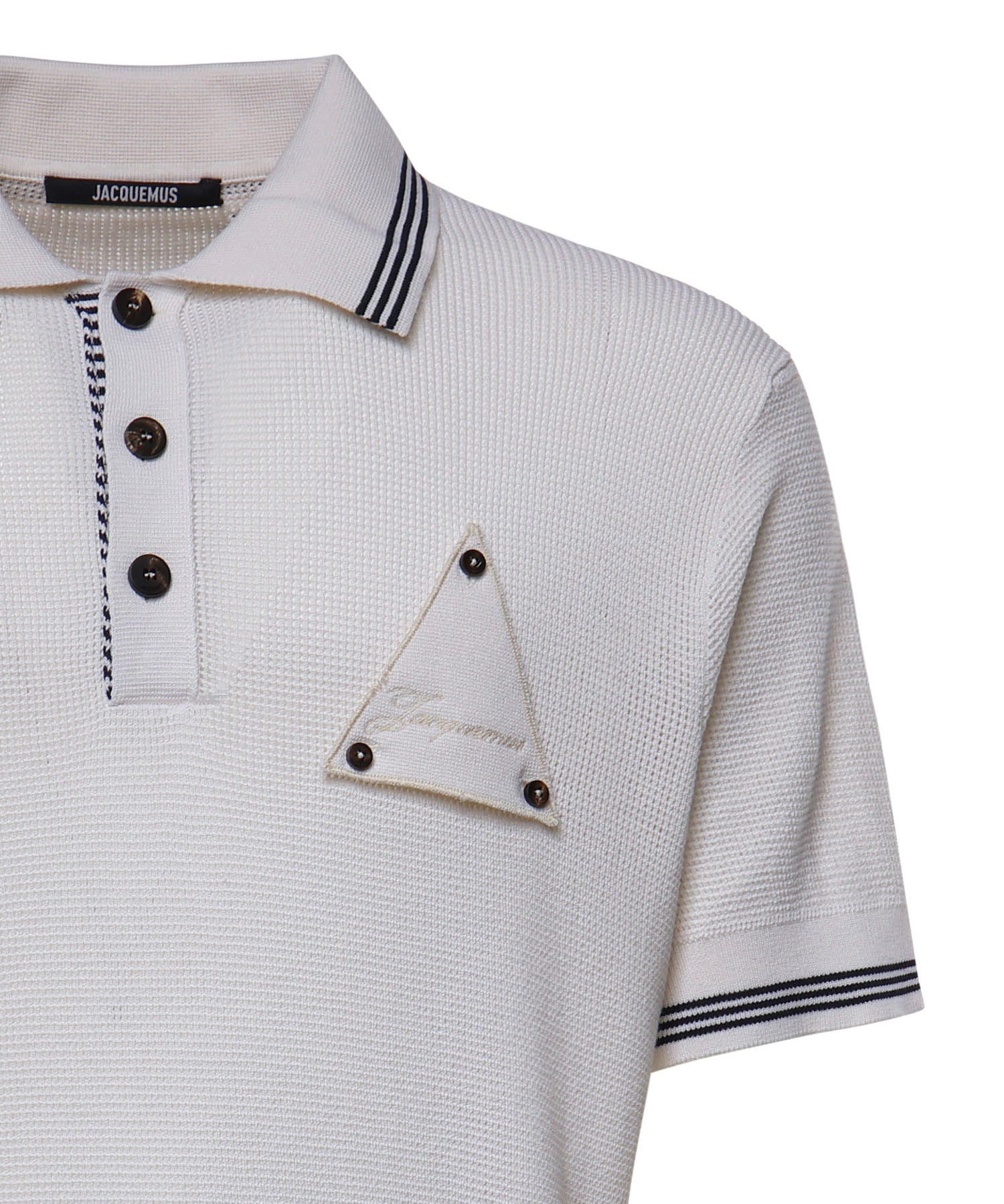 Polo Voilier in seta e cotone POM00618AK00318 100 JACQUEMUS 