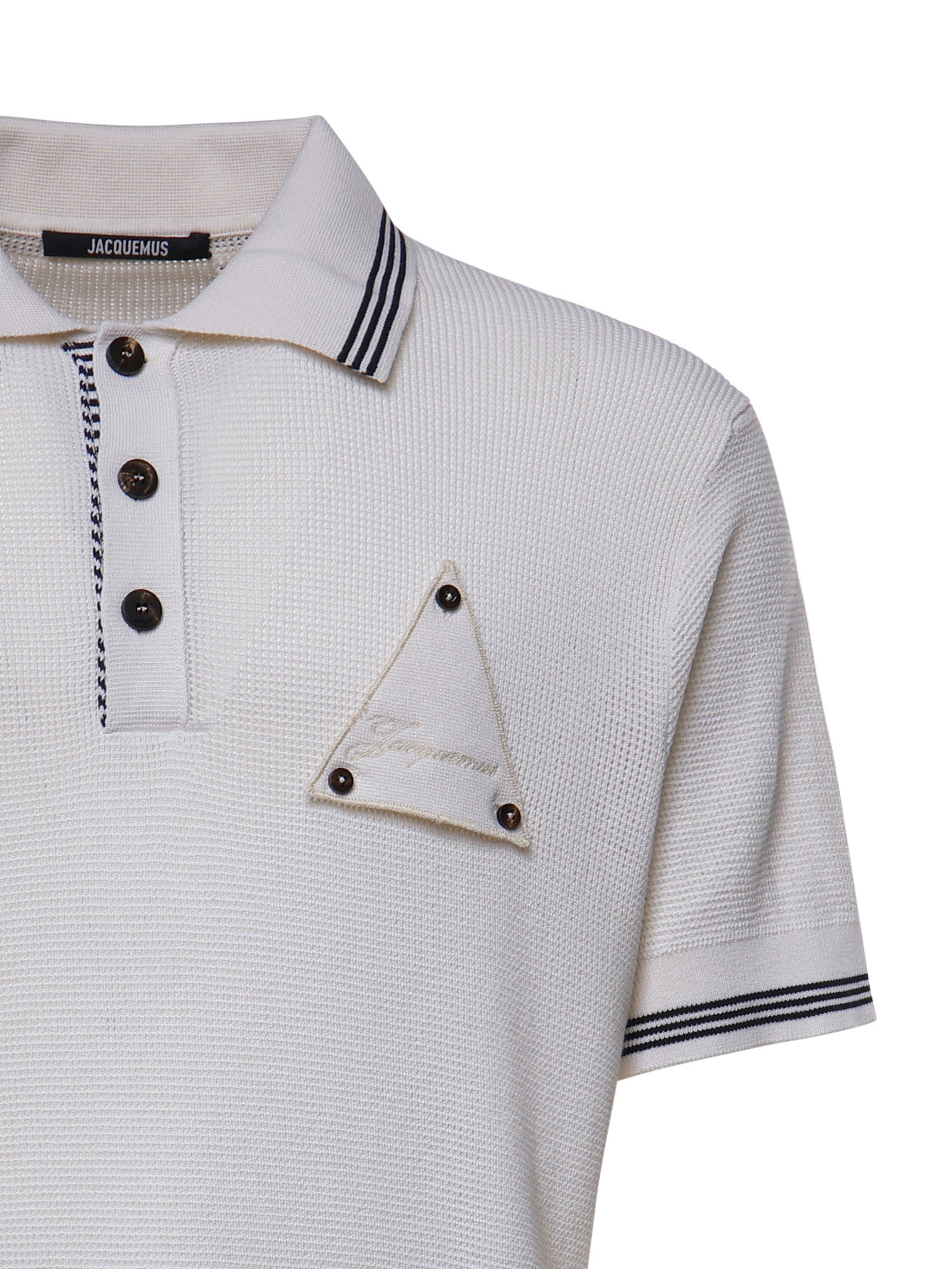 Polo Voilier in seta e cotone POM00618AK00318 100 JACQUEMUS 