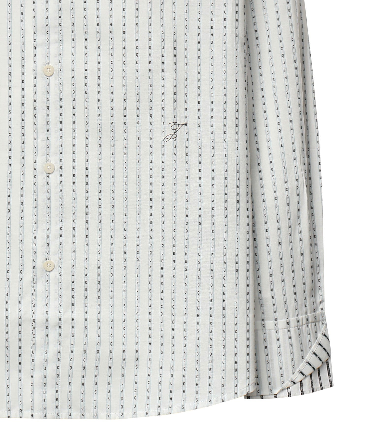 Camicia Letro a righe in cotone SHM00572AW00779 1LX JACQUEMUS 