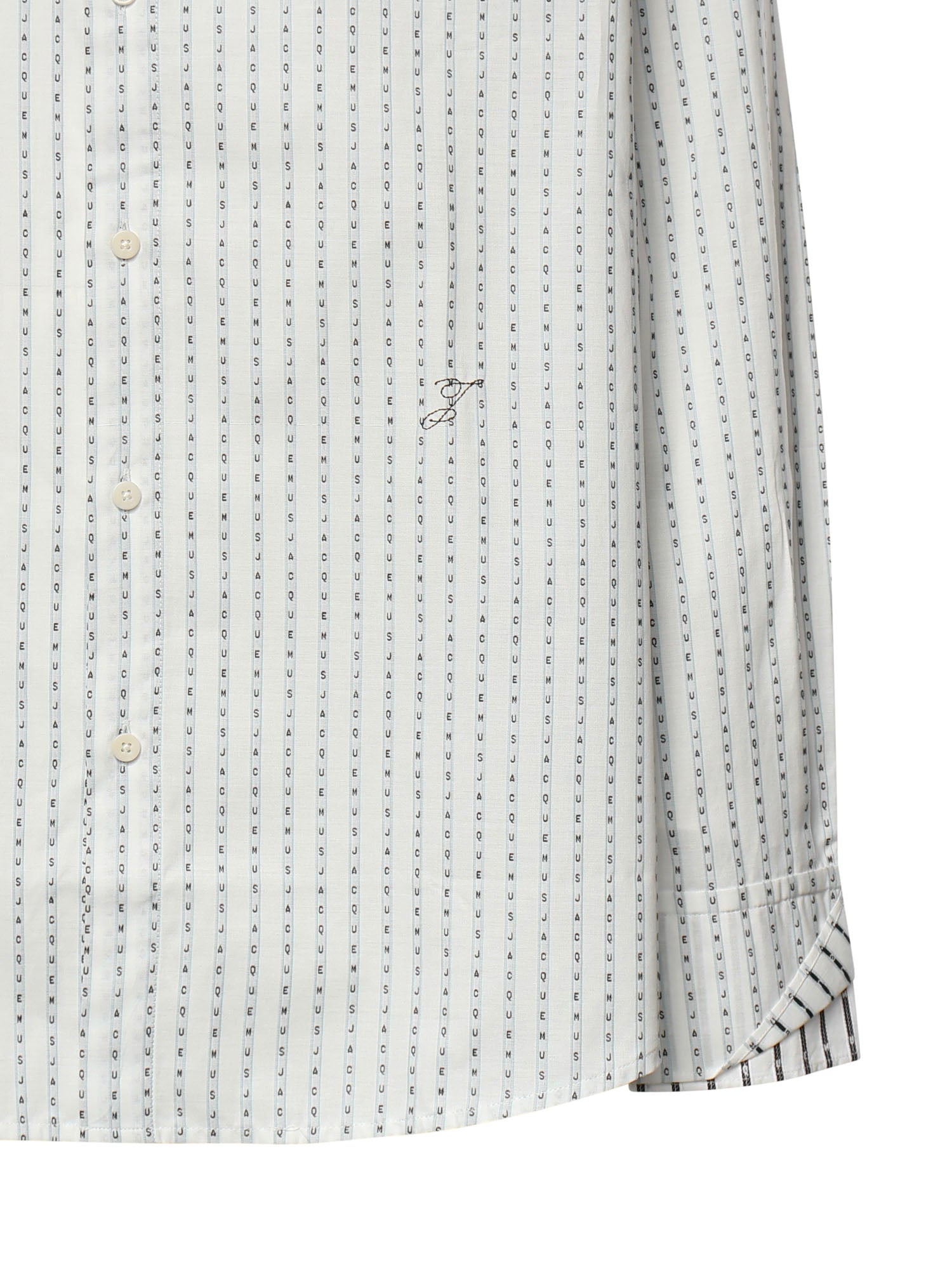 Camicia Letro a righe in cotone SHM00572AW00779 1LX JACQUEMUS 