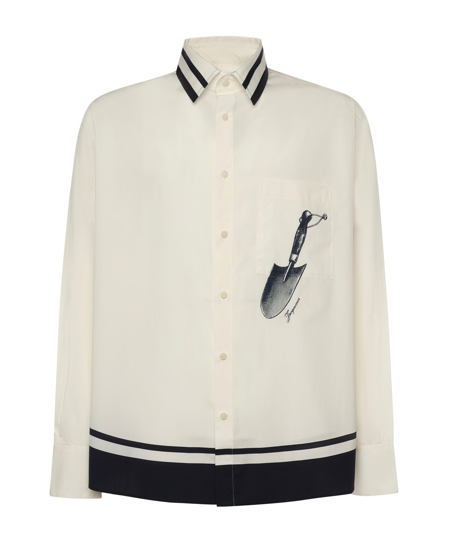 Camicia La Chemise Camargue in cotone SHM00605AW00691 3GR JACQUEMUS 
