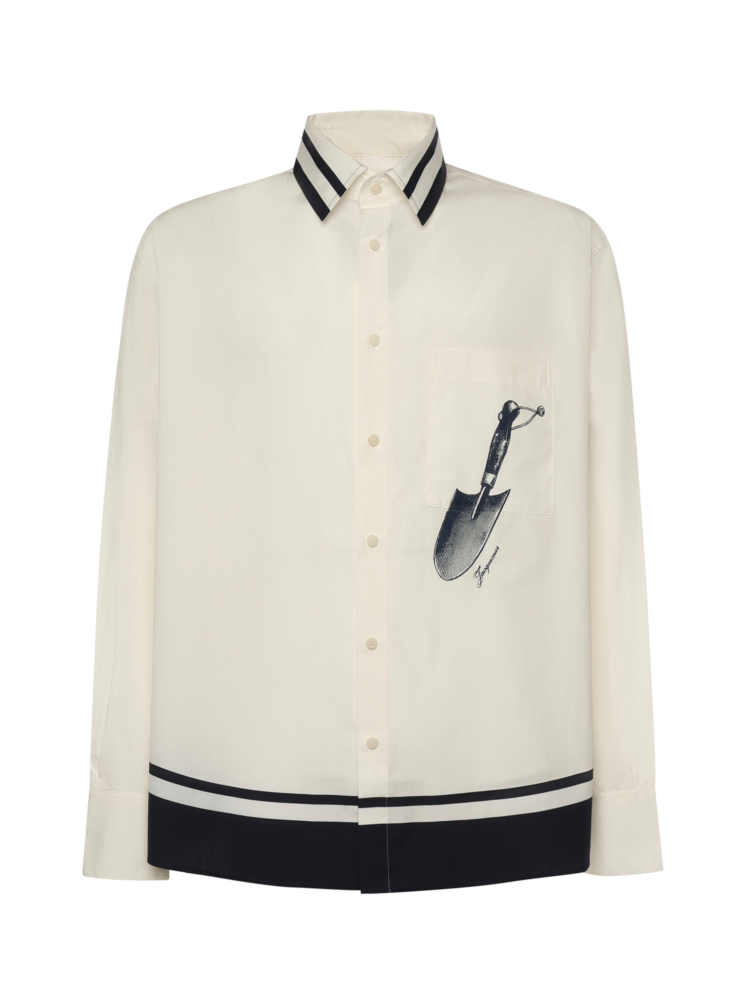 Camicia La Chemise Camargue in cotone SHM00605AW00691 3GR JACQUEMUS 