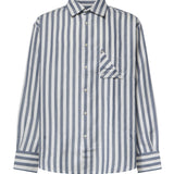Camicia La Chemise Voilier a righe in cotone e lino SHM00624AW00855 3JK JACQUEMUS 