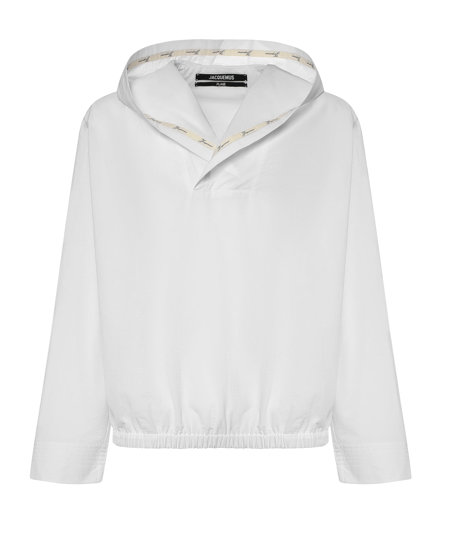 Top Marin con cappuccio in cotone TOM00554AW00777 100 JACQUEMUS 