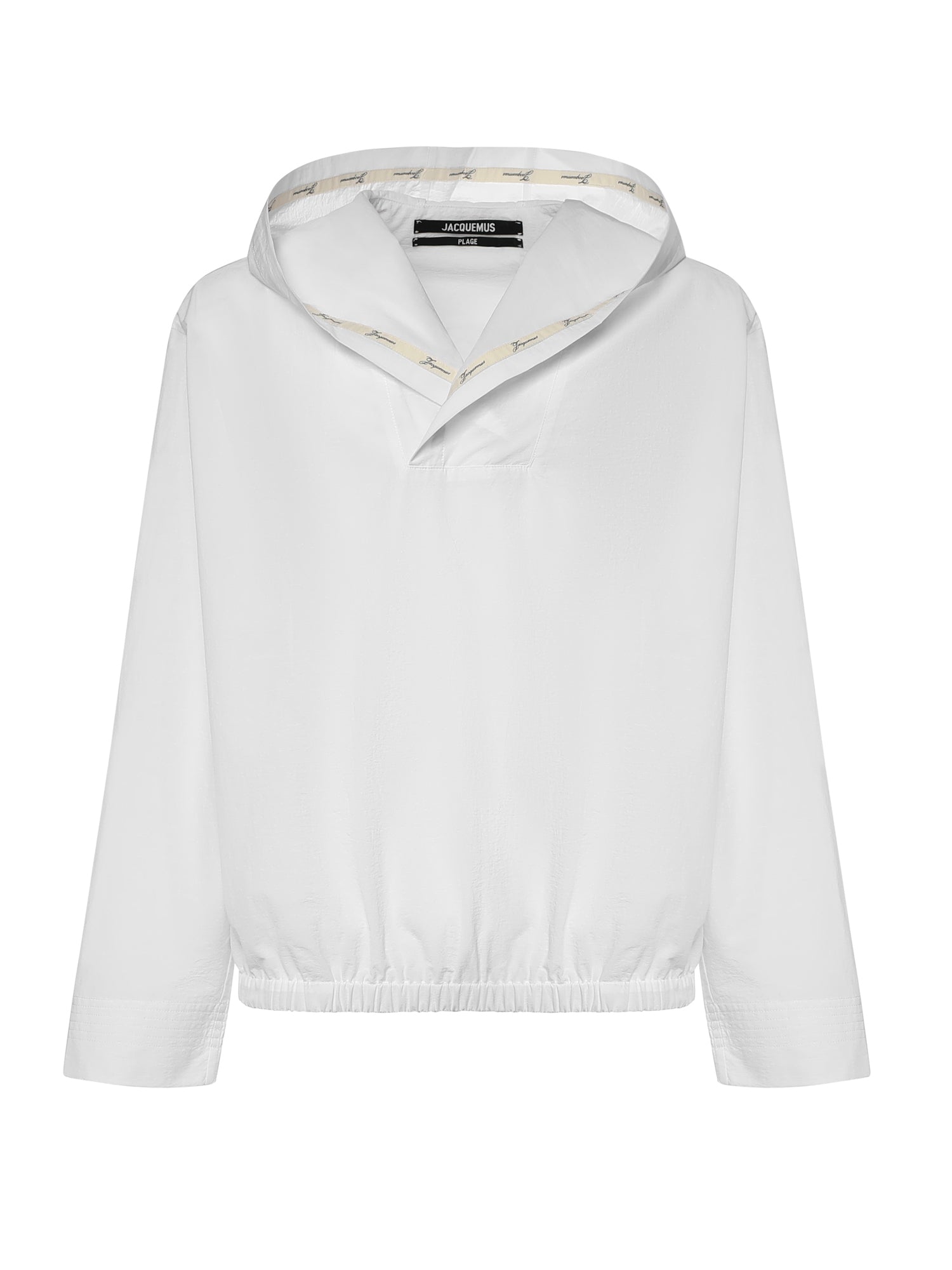 Top Marin con cappuccio in cotone TOM00554AW00777 100 JACQUEMUS 