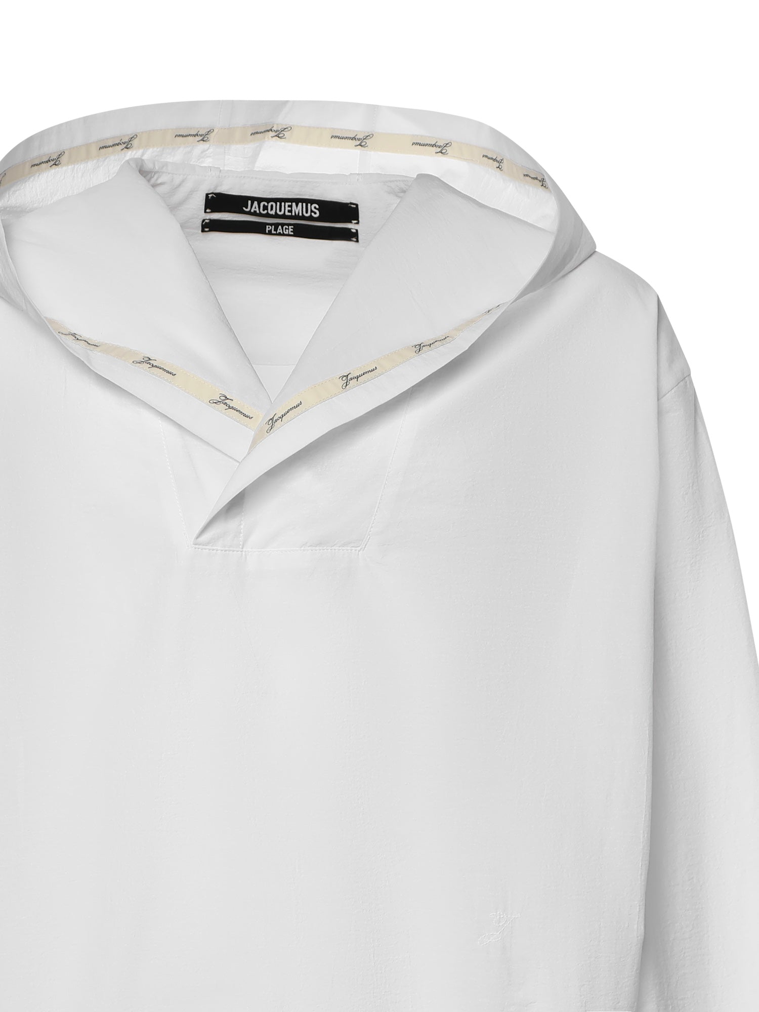 Top Marin con cappuccio in cotone TOM00554AW00777 100 JACQUEMUS 