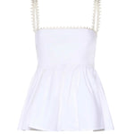 Top Traversin in popeline di cotone TOW00887AW00648 100 JACQUEMUS 