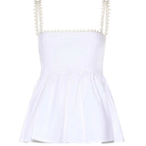 Top Traversin in popeline di cotone TOW00887AW00648 100 JACQUEMUS 