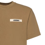 T-shirt in cotone con logo TSM00133AJ00226 180 JACQUEMUS 