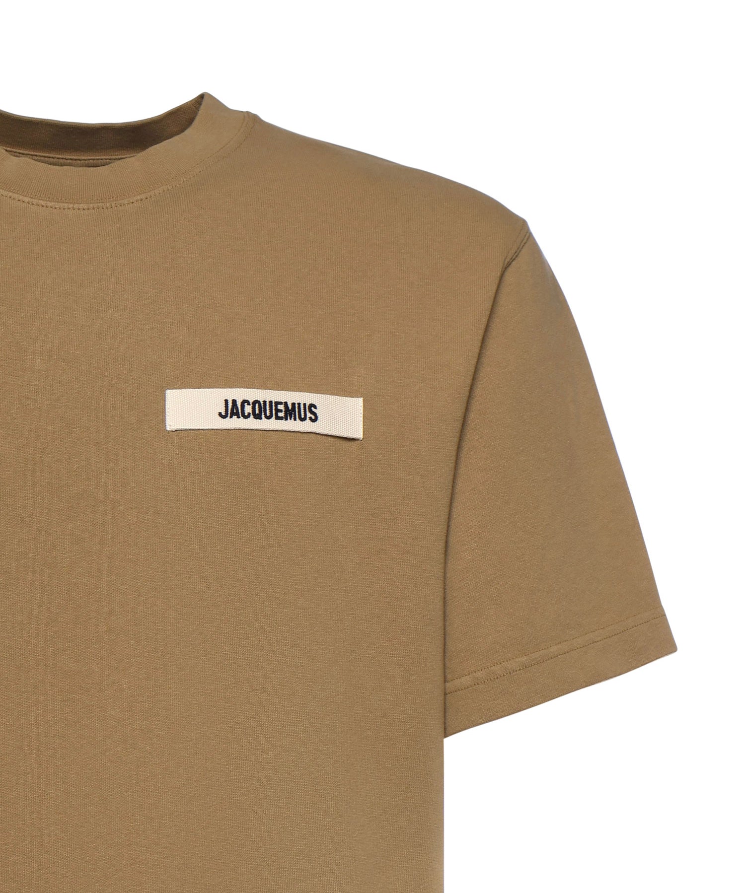 T-shirt in cotone con logo TSM00133AJ00226 180 JACQUEMUS 