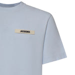 T-shirt in cotone con logo TSM00133AJ00226 321 JACQUEMUS 