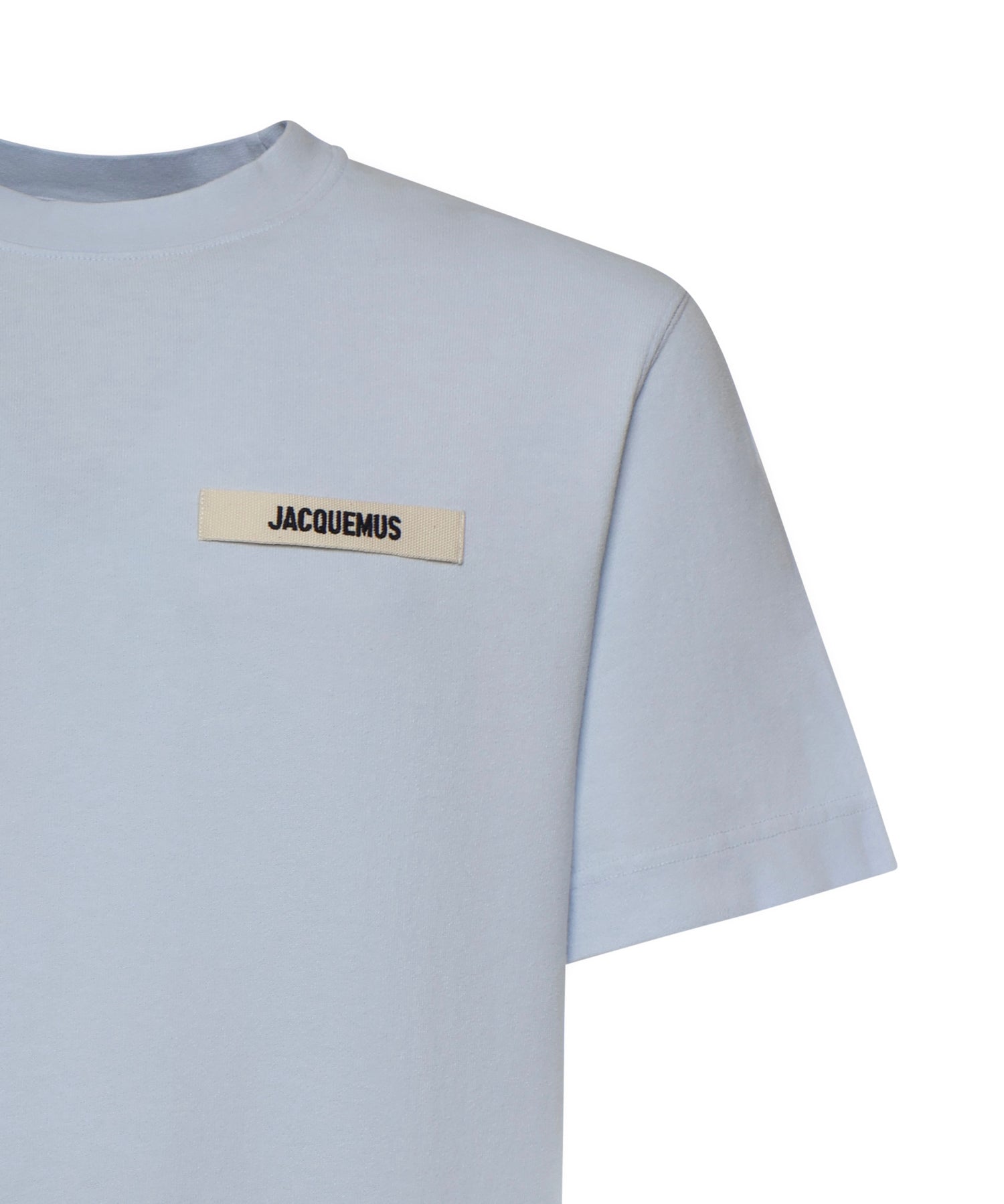 T-shirt in cotone con logo TSM00133AJ00226 321 JACQUEMUS 