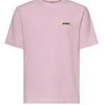 T-shirt in cotone con logo TSM00133AJ00226 431 JACQUEMUS 