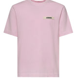 T-shirt in cotone con logo TSM00133AJ00226 431 JACQUEMUS 