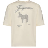T-shirt Âne in jersey di cotone TSM00625AJ00266 1NW JACQUEMUS 