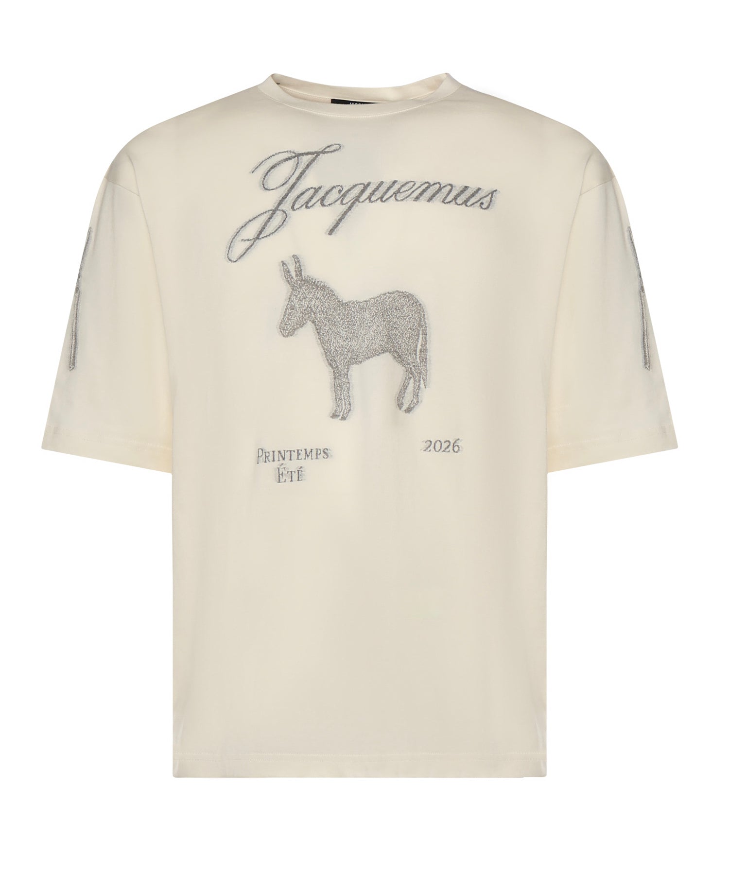 T-shirt Âne in jersey di cotone TSM00625AJ00266 1NW JACQUEMUS 