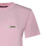 T-shirt in cotone con logo TSW00550AJ00029 431 JACQUEMUS 