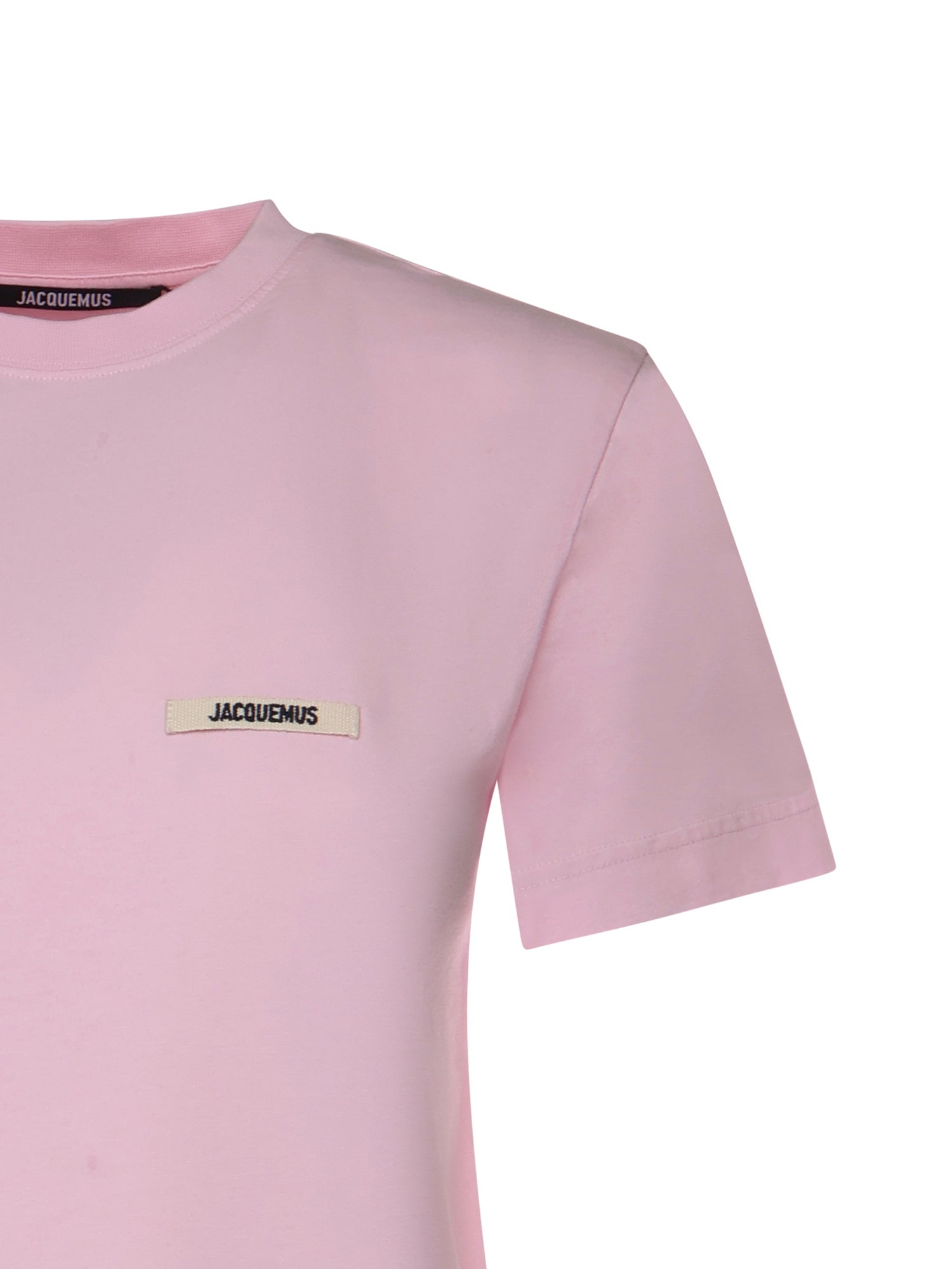T-shirt in cotone con logo TSW00550AJ00029 431 JACQUEMUS 