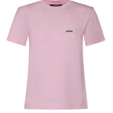T-shirt in cotone con logo TSW00550AJ00029 431 JACQUEMUS 