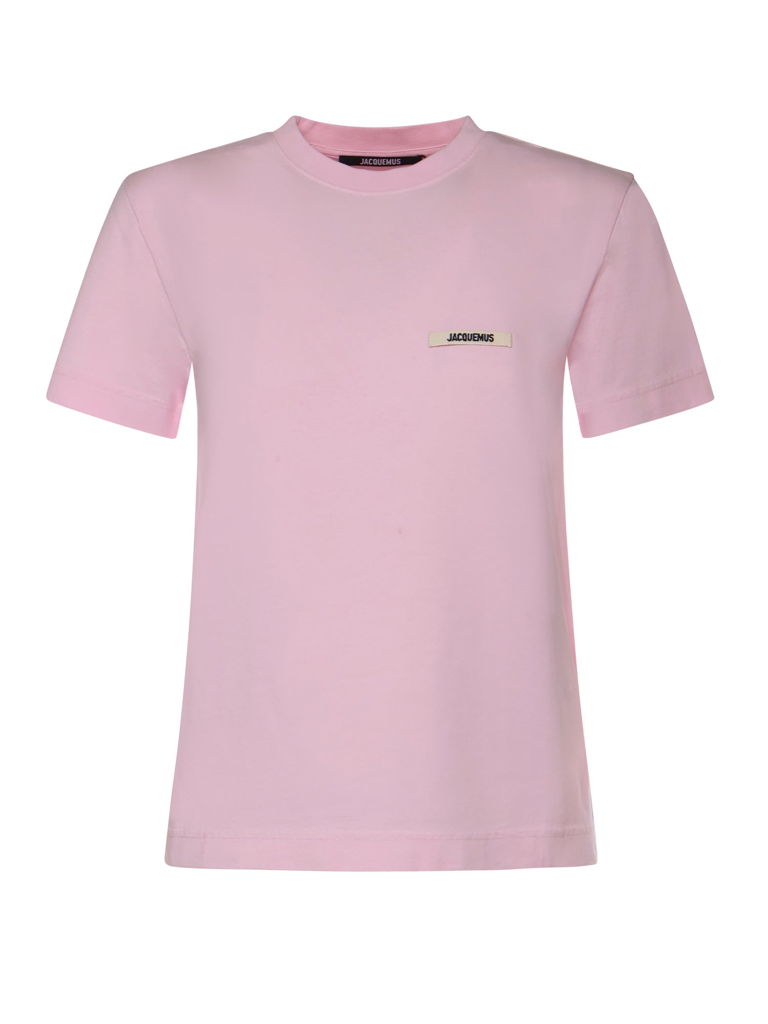 T-shirt in cotone con logo TSW00550AJ00029 431 JACQUEMUS 