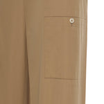 Pantaloni cargo in popeline di cotone J47KA0295 J45292235 JIL SANDER 