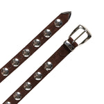 Cintura Benny in pelle con borchie 10014 726899 KHAITE 