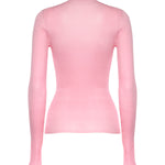 Top Mosi in maglia di seta 18087325 K325 KHAITE 