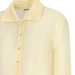 Camicia cropped Jasen in organza di seta 2413382 615 KHAITE 