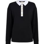 Polo Faithful in jersey di seta 24534219 294 KHAITE 