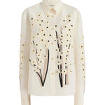 Camicia Argo con applicazioni floreali 2477343 682 KHAITE 