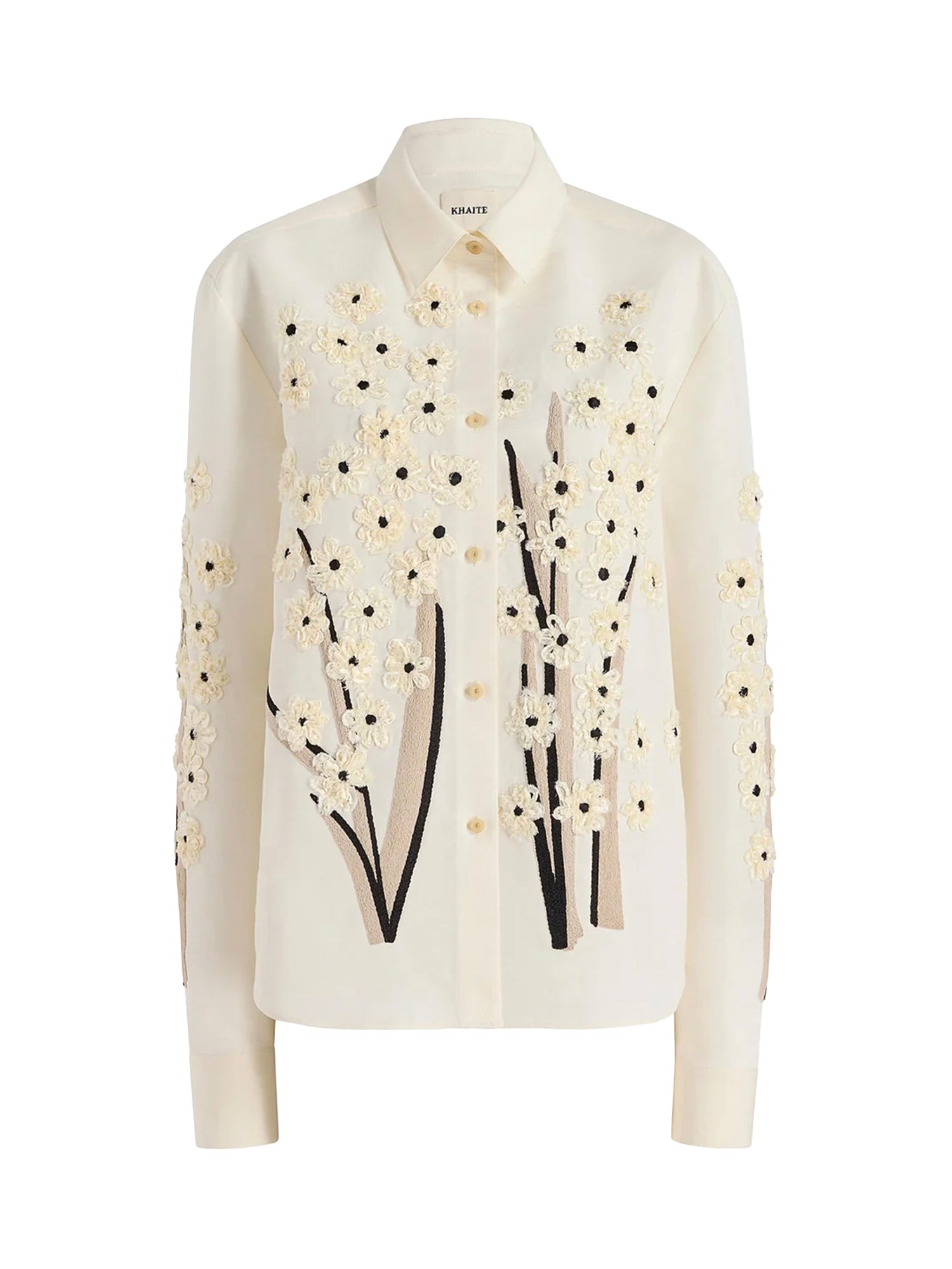 Camicia Argo con applicazioni floreali 2477343 682 KHAITE 
