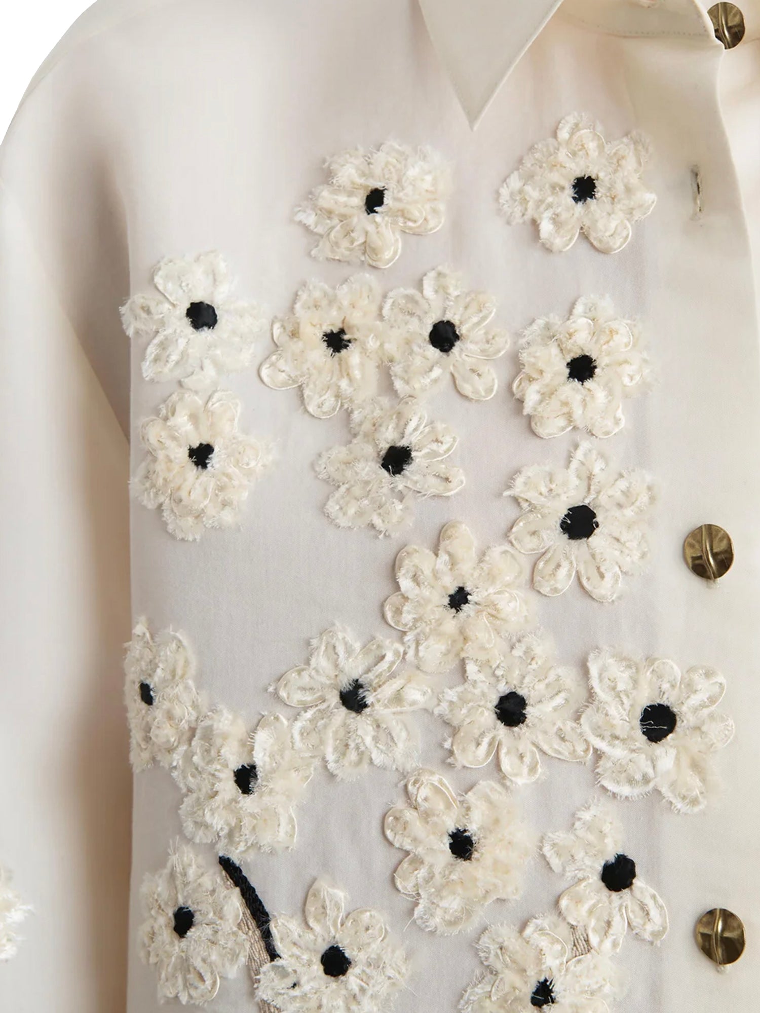 Camicia Argo con applicazioni floreali 2477343 682 KHAITE 