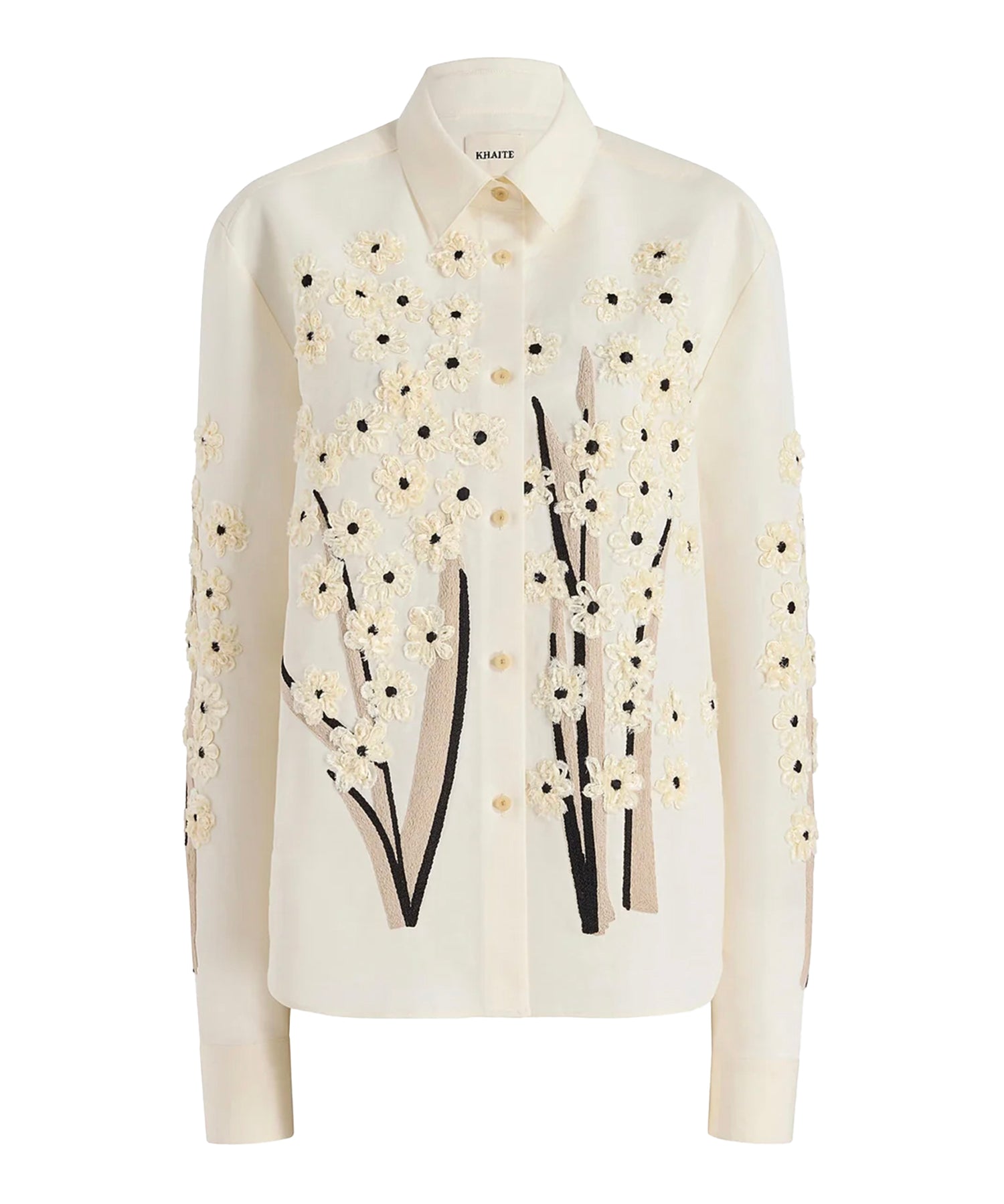 Camicia Argo con applicazioni floreali 2477343 682 KHAITE 