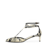 Décolleté Mia in pelle con stampa pitone F3085 803121 KHAITE 